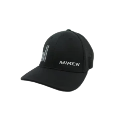 Kelly's Ultimate Sports Miken Hat By Pacific (404M) All Black/Grey Flag