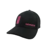 Kelly's Ultimate Sports Miken Hat By Pacific (404M) All Black/Pink Flag 2 Kelly's Ultimate Sports Miken Hat By Pacific (404M) All Black/Pink Flag -Baseball Apparel Store hat mik pac flag blackout pink 1
