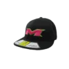 Kelly's Ultimate Sports Miken Hat By Richardson (PTS30) All Black/Neon Green/Pink -Baseball Apparel Store hat mik rich blk grn pnk 1