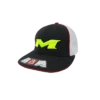 Kelly's Ultimate Sports Miken Hat By Richardson (R165) Black/White/Black/Black/Volt -Baseball Apparel Store hat mik rich blk red wht ylw 2