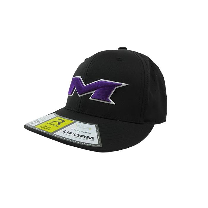 Kelly's Ultimate Sports Miken Hat By Richardson (PTS30) All Black/White/Purple 3 Kelly's Ultimate Sports Miken Hat By Richardson (PTS30) All Black/White/Purple