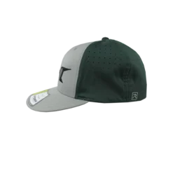 Kelly's Ultimate Sports Miken Hat By Richardson (PTS30) Grey/Dark Green/Grey/Black/Grey -Baseball Apparel Store hat mik rich gry grn blk silv 1