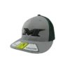 Kelly's Ultimate Sports Miken Hat By Richardson (PTS30) Grey/Dark Green/Grey/Black/Grey -Baseball Apparel Store hat mik rich gry grn blk silv 2