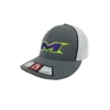 Kelly's Ultimate Sports Miken Hat By Richardson (R165) Grey/White/Grey/Volt/Purple 1 Kelly's Ultimate Sports Miken Hat By Richardson (R165) Grey/White/Grey/Volt/Purple -Baseball Apparel Store hat mik rich gry wht ylw ppl 2