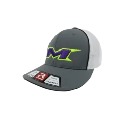 Kelly's Ultimate Sports Miken Hat By Richardson (R165) Grey/White/Grey/Volt/Purple