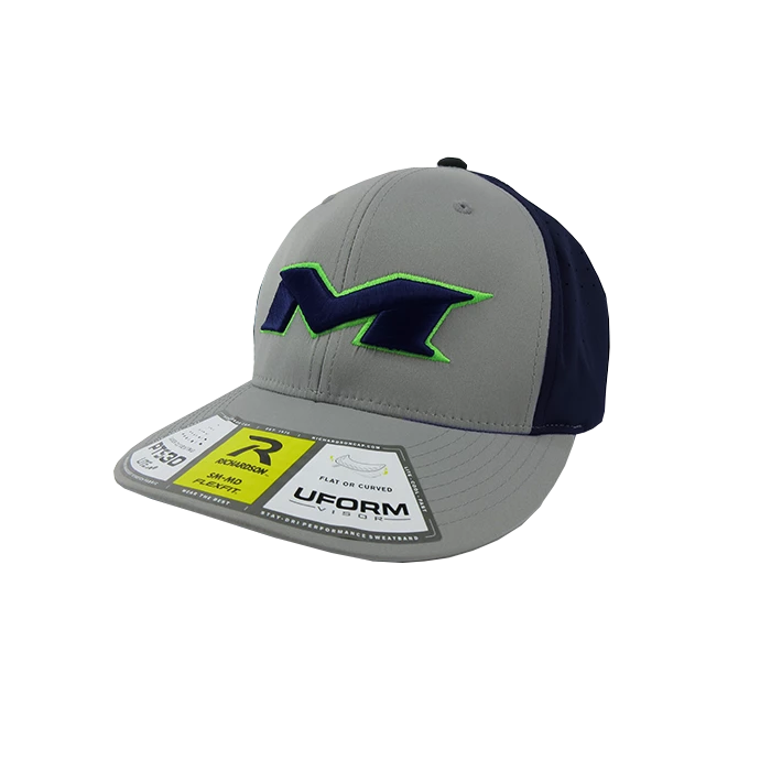 Kelly's Ultimate Sports Miken Hat By Richardson (PTS30) Grey/Navy/Grey/Neon Green/Navy 3 Kelly's Ultimate Sports Miken Hat By Richardson (PTS30) Grey/Navy/Grey/Neon Green/Navy