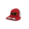 Kelly's Ultimate Sports Miken Hat By Richardson (R165) Red/White/Red/Volt/Black -Baseball Apparel Store hat mik rich red wht blk ylw blk 1