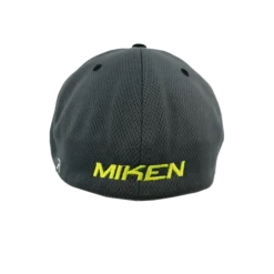 Kelly's Ultimate Sports Miken Psycho Hat By Richardson (PTS40) Black/Charcoal/Char/Volt/Blk/Volt -Baseball Apparel Store hat miken pshyco gry blk ylw 2