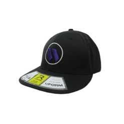Baseball Apparel Store 15 Kelly's Ultimate Sports Worth Hat By Richardson (PTS30) All Black/White/Purple