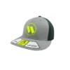 Kelly's Ultimate Sports Worth Hat By Richardson (PTS30) Grey/Dark Green/Grey/Volt/Volt