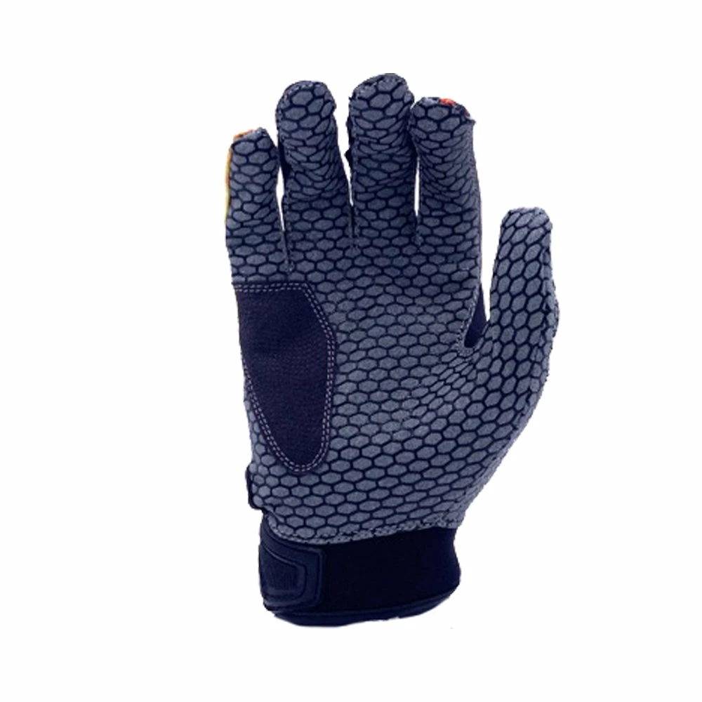 Kelly's Ultimate Sports Viper Hex-Grip Palm Premium Batting Gloves-Black/Grey/Grey Viper 4 Kelly's Ultimate Sports Viper Hex-Grip Palm Premium Batting Gloves-Black/Grey/Grey Viper - Image 2