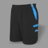 Kelly's Ultimate Sports Miken Microfiber Shorts (Black/Carolina Blue) -Baseball Apparel Store miken blk carol