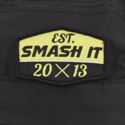 Kelly's Ultimate Sports Smash It Sports Bucket Hat Black With Neon Patch 5 Kelly's Ultimate Sports Smash It Sports Bucket Hat Black With Neon Patch -Baseball Apparel Store sis black neon patch 11 close