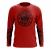 Kelly's Ultimate Sports Smash It Sports Long Sleeve Shirt (Red/Black Emblem)