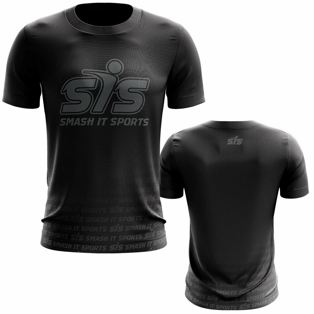 Kelly's Ultimate Sports Smash It Sports Short Sleeve Shirt - Fade (Black/Charcoal) 3 Kelly's Ultimate Sports Smash It Sports Short Sleeve Shirt - Fade (Black/Charcoal)