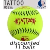 Kelly's Ultimate Sports AD Starr Tattoo Classic Plus 12" USSSA Slowpitch Softballs - UT12PLUSPC (11 Balls Only) -Baseball Apparel Store starr 11 balls