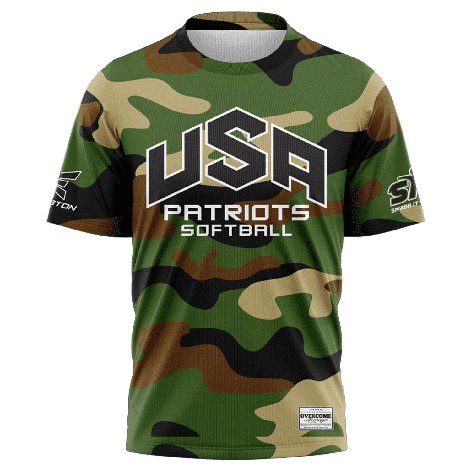 Kelly's Ultimate Sports USA Patriot - Replica Jersey Short Sleeve Shirt - Camo 3 Kelly's Ultimate Sports USA Patriot - Replica Jersey Short Sleeve Shirt - Camo
