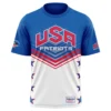 Kelly's Ultimate Sports USA Patriot - Replica Jersey Short Sleeve Shirt - Red/White/Blue