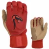 Kelly's Ultimate Sports Viper Grindstone Long Cuff Batting Glove - Red/Tan 1 Kelly's Ultimate Sports Viper Grindstone Long Cuff Batting Glove - Red/Tan -Baseball Apparel Store viper GS LC Red Tan