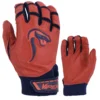 Kelly's Ultimate Sports Viper Grindstone Short Cuff Batting Glove - Red/Navy -Baseball Apparel Store viper grindstone red navy