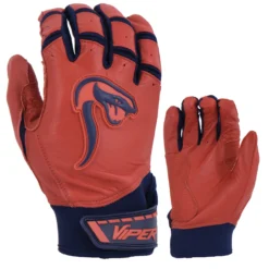 Kelly's Ultimate Sports Viper Grindstone Short Cuff Batting Glove - Red/Navy