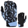 Kelly's Ultimate Sports Viper Lite Premium Batting Gloves Leather Palm - Viper Skin Edition - Carolina/Black -Baseball Apparel Store viper lite skin carolina