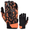 Kelly's Ultimate Sports Viper Lite Premium Batting Gloves Leather Palm - Viper Skin Edition - Orange/Black -Baseball Apparel Store viper lite skin orange