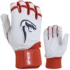 Kelly's Ultimate Sports Viper Grindstone Long Cuff Batting Glove - White/Red/Navy 2 Kelly's Ultimate Sports Viper Grindstone Long Cuff Batting Glove - White/Red/Navy -Baseball Apparel Store viper long cuff white red navy