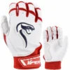 Kelly's Ultimate Sports Viper Grindstone Short Cuff Batting Glove - White/Red/Navy -Baseball Apparel Store viper short cuff white red navy main