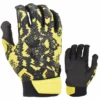 Kelly's Ultimate Sports Viper Lite Premium Batting Gloves Leather Palm - Viper Skin Edition - Yellow/Black -Baseball Apparel Store viper skin bg yellow