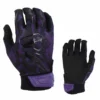 Kelly's Ultimate Sports Viper Lite Premium Batting Gloves Leather Palm - Viper Skin Edition - Purple/Black -Baseball Apparel Store viper skin purple