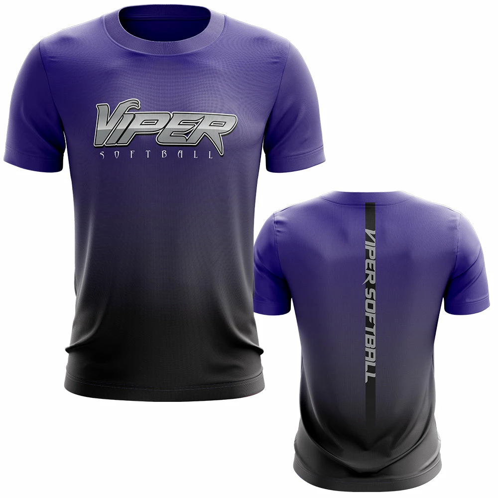 Kelly's Ultimate Sports Viper Sports Short Sleeve Shirt - Fade (Black/Purple/Chrome) 3 Kelly's Ultimate Sports Viper Sports Short Sleeve Shirt - Fade (Black/Purple/Chrome)