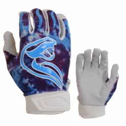 Kelly's Ultimate Sports Viper Lite Premium Batting Gloves Leather Palm - Team Edition - Tie Dye