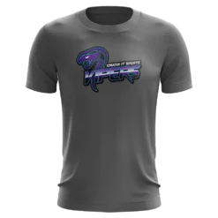 Kelly's Ultimate Sports Vipers EVO-Tech Short Sleeve Shirt - Charcoal