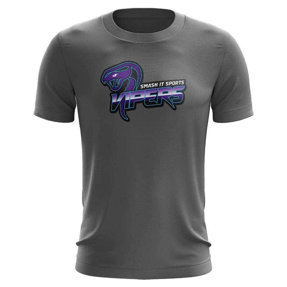 Kelly's Ultimate Sports Vipers EVO-Tech Short Sleeve Shirt - Charcoal 3 Kelly's Ultimate Sports Vipers EVO-Tech Short Sleeve Shirt - Charcoal