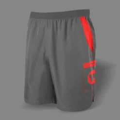 Kelly's Ultimate Sports Worth Microfiber Shorts (Grey/Red)