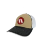 Kelly's Ultimate Sports Worth Hat By Pacific (404M) Black/White/Gold/Blk/Red/Wht -Baseball Apparel Store worth hat black white tan red