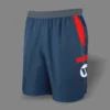 Kelly's Ultimate Sports Worth Microfiber Shorts (Navy/Red/White)
