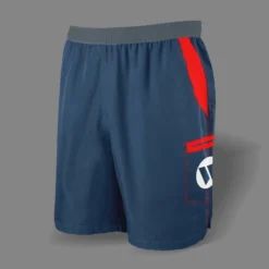 Kelly's Ultimate Sports Worth Microfiber Shorts (Navy/Red/White)